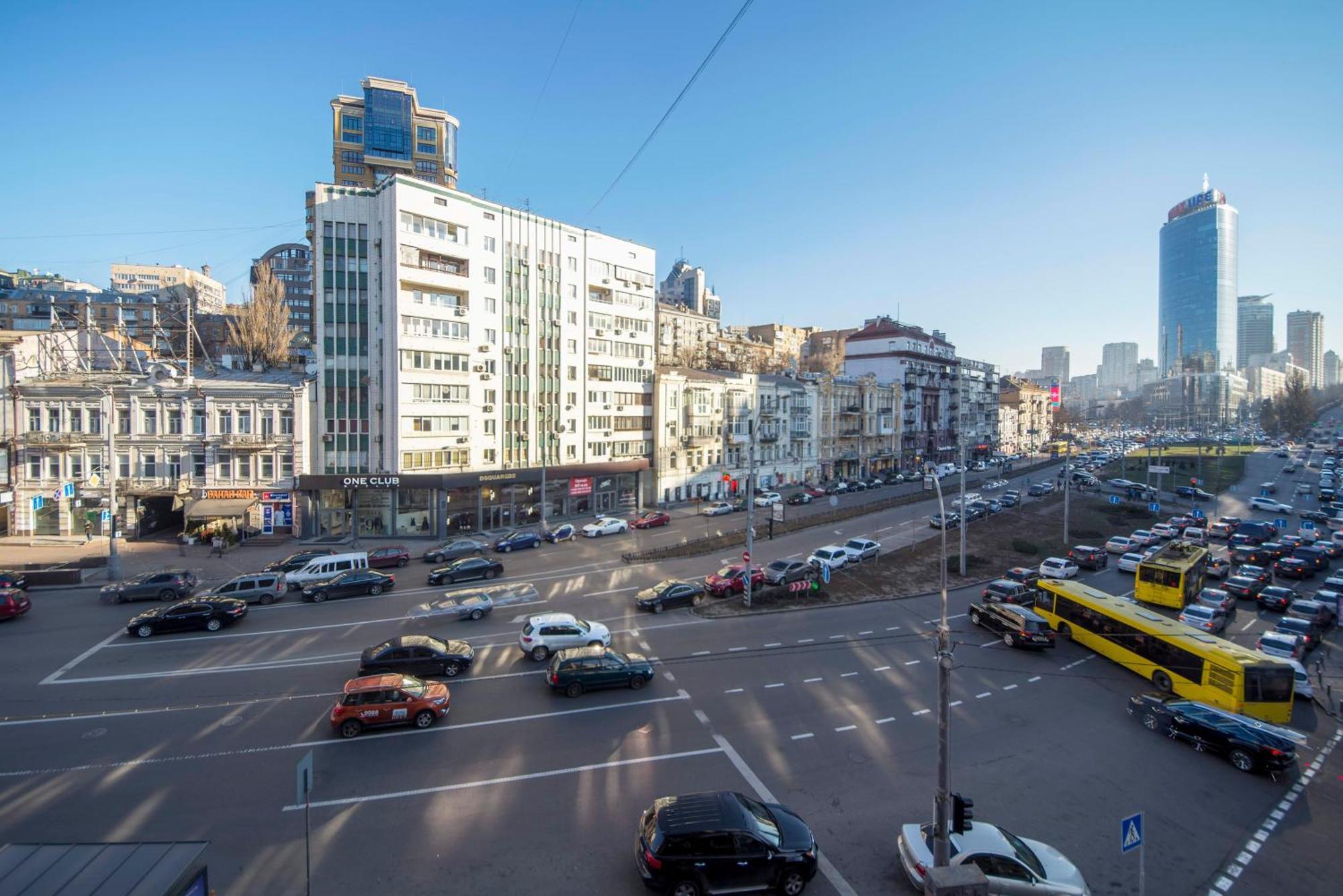 קייב Apartments Near Parus Business Centre חדר תמונה