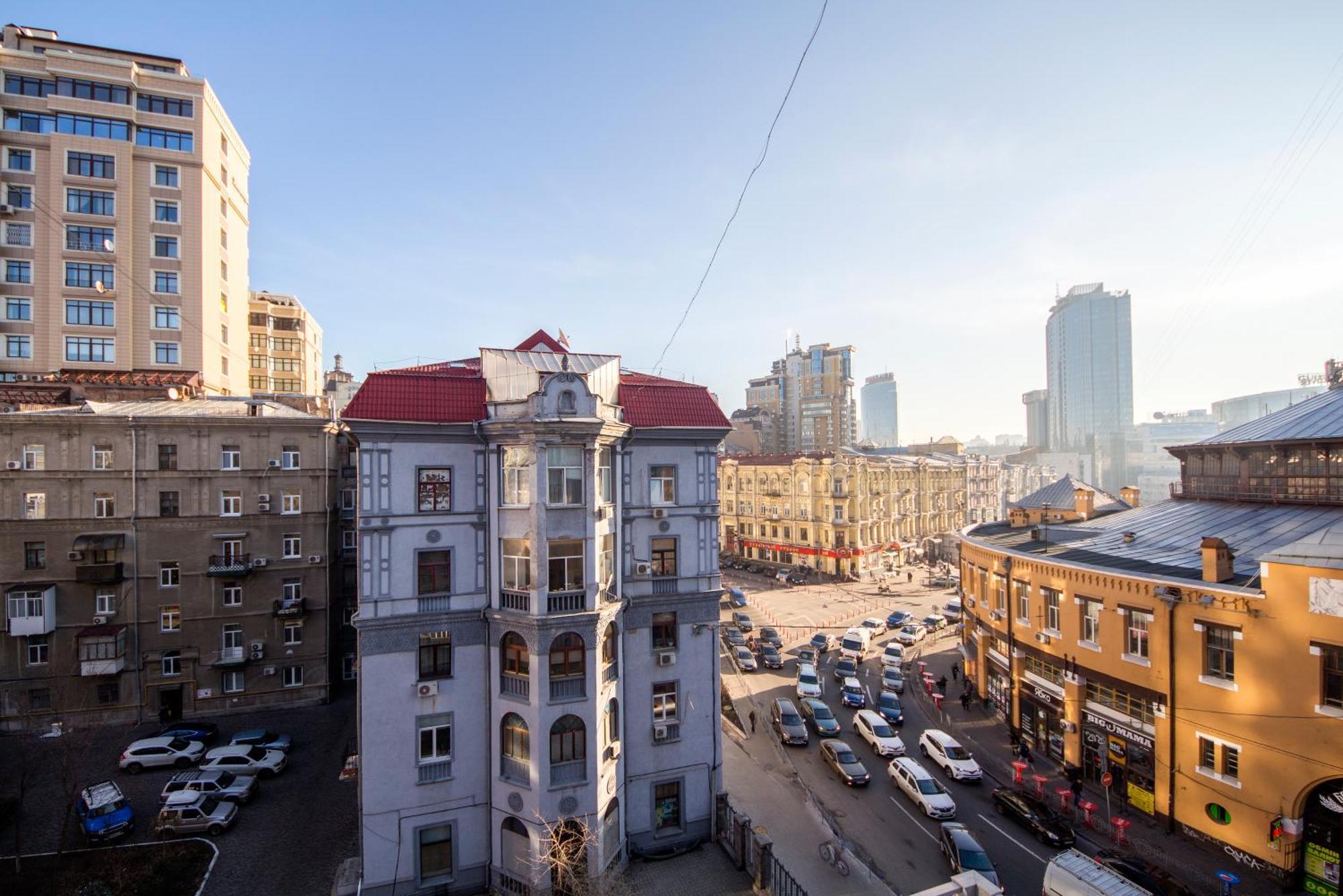 קייב Apartments Near Parus Business Centre מראה חיצוני תמונה